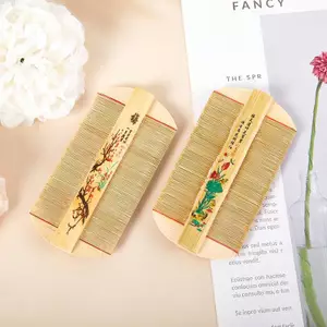 VFZ Trung Quốc Truyền Thống Treb Handmadeb Loại Bỏ Ngứa Cạo Đầu Bọ chét Cootebs Dụng Cụ Chăm Sóc Tóc Phụ Kiện Làm Đẹp Louislifecool