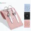 Bộ cắt móng tay 4 mảnh BeautifulHomeA với vỏ da PU cầm tay bền và sắc nét dành cho du lịch tại nhà Chải lông hàng ngày VN