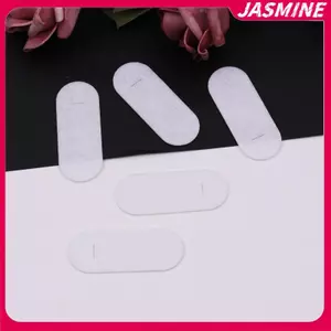 JASMINE 100 Chiếc Hình Bầu Dục Không Dệt Giọt Giọt Kẹp Miếng Đệm Hình Chữ Nhật Miếng Lót Nỉ Miếng Dán Đính Cho Hình Chữ Nhật Kẹp Tóc Phụ Kiện JASMINE