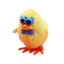 < Pluscloth > Kính hoạt hình sang trọng Chick Clockwork Wind up Doll Tương tác Đồ chơi trẻ em Quà tặng