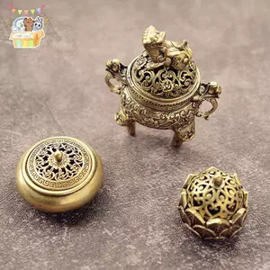 Nhà thơ bằng đồng thau Sen Jiuding Hương đốt rỗng Hương nhỏ ELWW