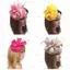 Mũ đội đầu PYCOU Fascinator, Băng đô cô dâu màu trơn phong cách Hepburn, Mũ đội đầu đám cưới phong cách Pháp thanh lịch Vòi hoa sen cô dâu