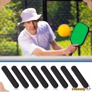 CHEESELY 10 Chiếc Câu Lạc Bộ Golf Có Trọng Lượng Dẫn, Bạc Đen Đa Năng Pickleball Dẫn Băng, Tự Dính Pickleball Paddle Tape
