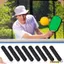 CHEESELY 10 Chiếc Câu Lạc Bộ Golf Có Trọng Lượng Dẫn, Bạc Đen Đa Năng Pickleball Dẫn Băng, Tự Dính Pickleball Paddle Tape