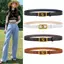JULYHOT Thời Trang Có Thể Điều Chỉnh Mỏng Kim Loại Bule Thắt Lưng Da PU Sang Trọng Nữ Dây Thắt Lưng Quần Jean Dây Đeo Thắt Lưng Cho Nữ Massivedeals