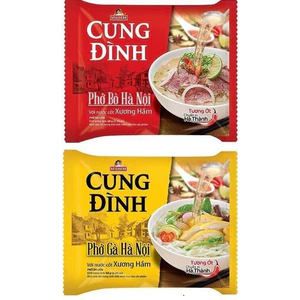 Thùng Phở Cung Đình 30 Gói x 68g - Chọn Vị Phở Bò/Phở Gà Chính Hãng