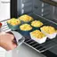 Bigapple 12 Chiếc Silicone Cupcake Nướng Cốc Muffin Lót Bộ, Chống Dính, Bánh Ngọt Khuôn RDG