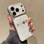 Ốp lưng iPhone Họa tiết da phong cách mạ hình Donut iPhone 18 17 16 15 14 13 12 11 Pro Max Plus Max