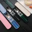 Ziyulinyuk Bộ Dao Kéo Nĩa Chopstis Thìa 3 Trong 1 Thép Không Gỉ Bộ Đồ Ăn Có Hộp Bộ Đồ Ăn Flatware Du Lịch Cắm Trại Flatware VN
