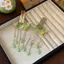 HFSHY Hoa Sen Trung Quốc Dài sel Kẹp Tóc 1 / 2 Chiếc Hợp Kim Tóc Trang Sức Cho Cô Dâu Cưới Hanfu Cosplay Dịp Đặc Biệt VN