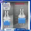 10 Chiếc 3PDT Hiệu Ứng Đàn Guitar Stomp Switch Guitar Foot Switch 9 Pin Chốt Nút Nhấn Công Tắc Bật Lên Với Đầu Cuối Hàn