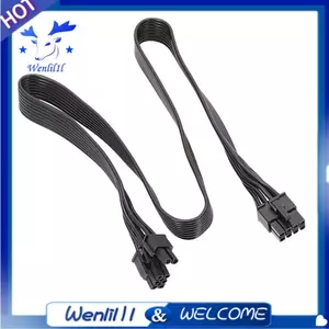 Card đồ họa Cáp mô-đun nguồn 8P đến 6 + 2P PSU 8pin sang PCIe 8P (6 + 2) Pin Cáp nguồn mô-đun