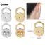 KUZHEN 2 Chiếc Bông Tai Nâng Cho Đinh Nặng Tai An Toàn Ba Nút Chặn Ngăn Ngừa Bông Tai Nghiêng Hoa Mai Tai Cắm Mũ Trang Sức Làm Phụ Kiện HOT