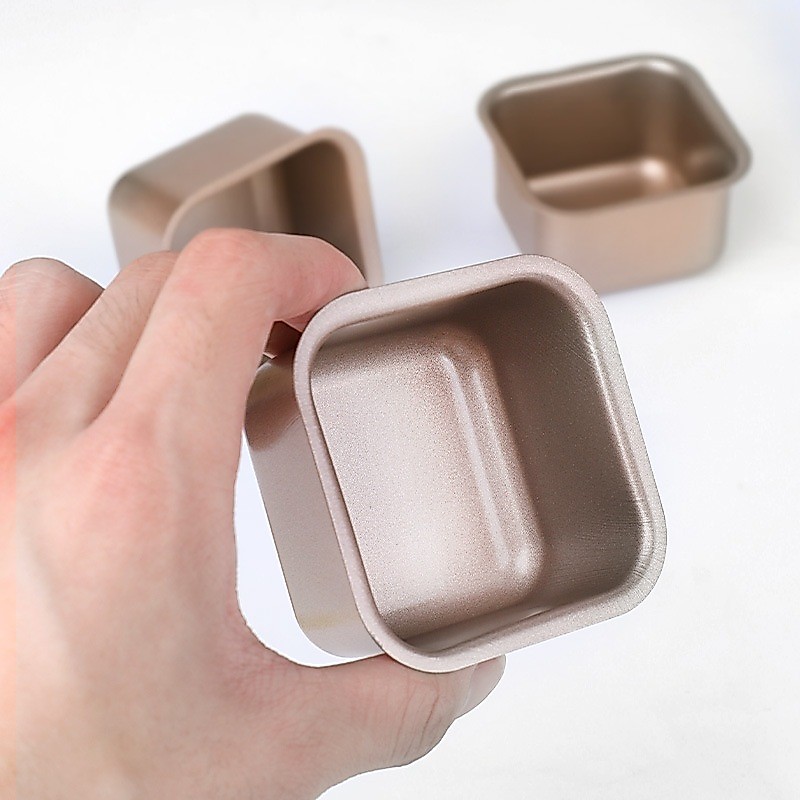 Khuôn vuông mini chống dính (6,9*6,9*4cm) | BigBuy360 - bigbuy360.vn