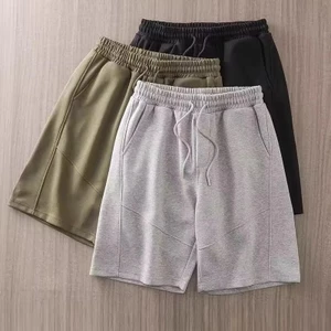 Mỹ Nặng Quần Short Nam Mùa Hè 2025 Quần Thể Thao Màu Xám Quần Rời Size Lớn Năm Điểm Quần H77T
