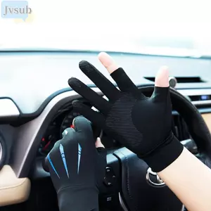 Găng Tay Chống Nắng JVSUB, Găng Tay Câu Cá Bằng Lụa Băng Thoáng Khí, Bán Chạy Tay Chống Tia uv Co Giãn Cao Mùa Hè