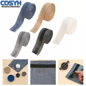 <cosyh>Adhesive Fabric Pants Trousers Jeans Clothing Thick Fabrics Adjustment
