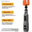 SRVN MSWZ TS007 Kẹp bình lắc sơn kích thước kép 2 TRONG 1 20MM 25MM Máy trộn Spinner để ứng dụng sơn hiệu quả.