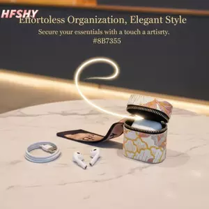 HFSHY Vintage Mini Buet Có Khăn Đựng Tiền Xu Thêu Lipsti Túi Bảo Quản Tai Nghe Túi Nhỏ Mặt Dây Chuyền Phụ Kiện Thời Trang VN