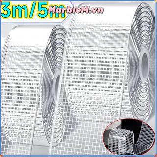 MARBLEM Keo hai mặt siêu mạnh, Băng dính lưới nâng cấp chống thấm nước, Dải băng không dấu vết 1 / 2mm có thể tháo rời
