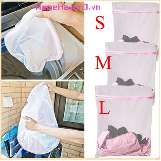 HOMEHAVEN S / M / L Lưới Bảo Vệ Áo / Tất / Đồ Lót Máy Giặt Dây Kéo Giỏ Túi