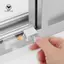 Bộ khóa cửa sổ trượt hợp kim nhôm-10-Pack Bạc để tăng cường an ninh gia đình