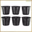 Khuôn Canele, Cốc Muffin Cannele, 6 Khuôn Cannele Chống Dính Màu Xám-Đen Canneles