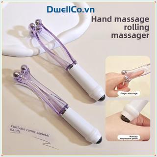 Máy mát xa khớp ngón tay DWELLCO, con lăn hai cánh dễ dùng, di động, thúc đẩy lưu thông máu, giảm mỏi ngón tay, dụng cụ giảm đau cầm tay