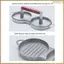 Hợp Kim Nhôm Hamburger Thịt Bấm Hình Tròn Hai Lần Burgers Cho Thịt Bò Nướng Khuôn Thực Phẩm Dụng Cụ Nhà Bếp