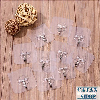 Combo 10 Móc Dán Tường Trong Siêu Bám Dính Treo Chìa Khóa,Vật Dụng Nhà Cửa Tiện Lợi-GD235-MocDT-10