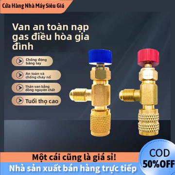 [COD] Van Nạp Gas Mini Cho Máy Lạnh R410 R22 Phụ Kiện Sửa Chữa Tiện Lợi