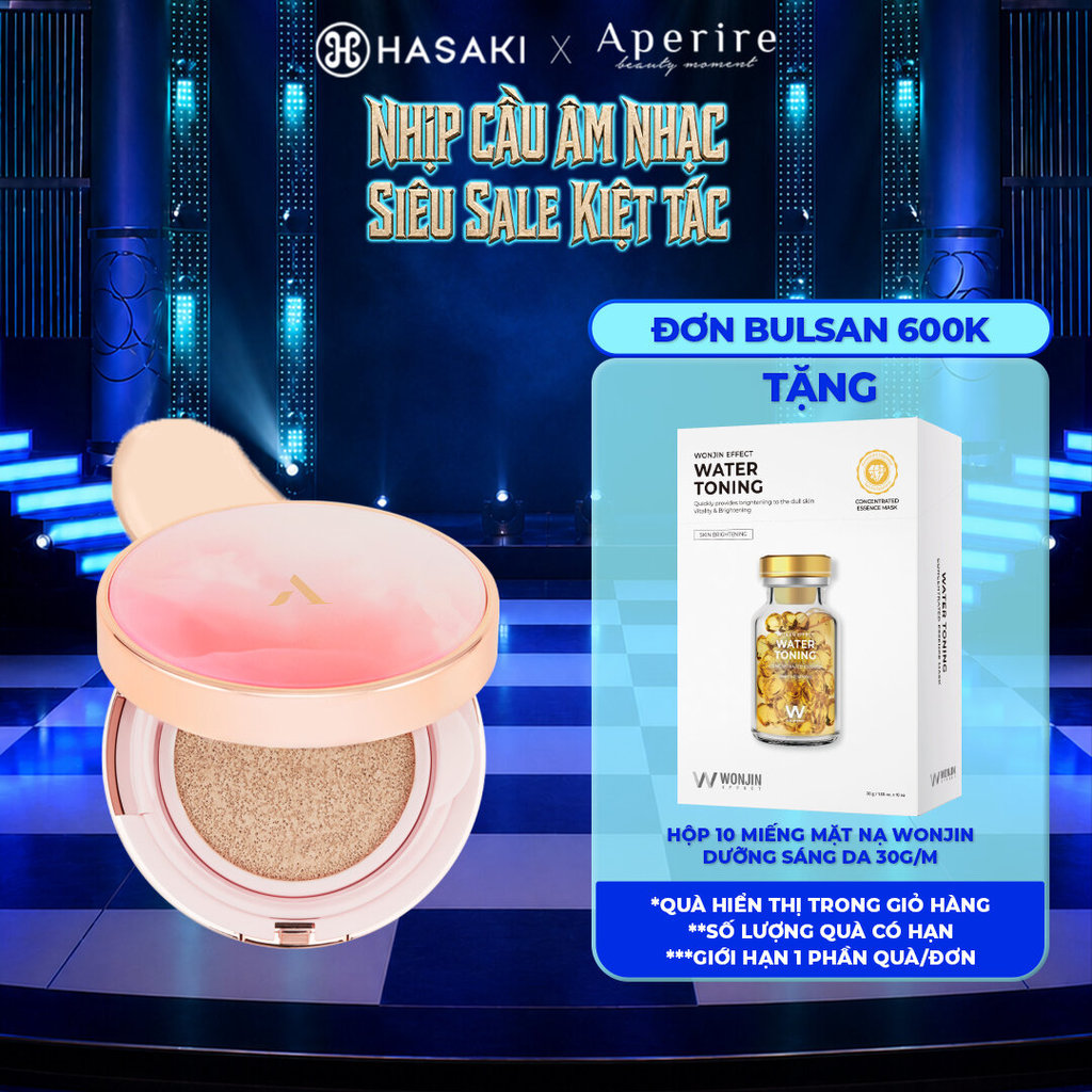 Cushion Chống Nắng Che Phủ Hoàn Hảo Aperire Day Dream Cover Cushion SPF50+/PA++++ (13g)