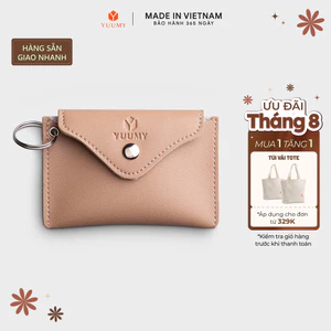 Ví Yuumy (Thời trang nữ nắp gập cỡ nhỏ - Ví móc khóa da Seasand YMK12) Bagsmart