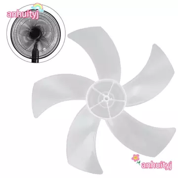 Lưỡi quạt AHTY, Tiếng ồn chậm Quạt năm cánh gió lớn, Phụ kiện quạt nhựa bền cho quạt bệt Quạt bàn Quạt treo tường