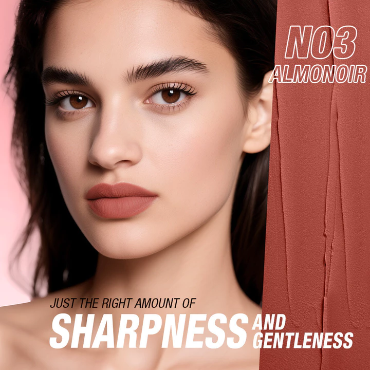Sương Mù Kiss Color Lock Matte Lipstick SC064 Ánh Sáng Màu Sương Mù Giữ Matte Velvet Lipstick