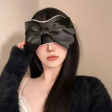 bịt mắt ngủ bịt mắt ngủ cao cấp Cạnh Lau Mặt nạ Mắt Phong Cách Cổ Tích Cô Gái Dễ Thương Nơ Lớn Mặt nạ Mắt Nữ Thần Lụa Ngủ Che Nắng Ảnh Dụng Cụ Tiện Dụng Ngủ