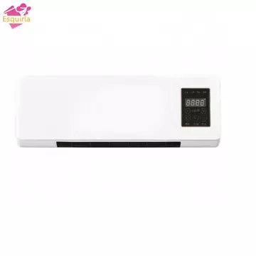 Máy sưởi và máy làm lạnh 2 trong 1 Điều khiển từ xa gắn trên máy sưởi treo tường Máy làm lạnh Màn hình kỹ thuật số Quạt sưởi và làm mát cho trong nhà