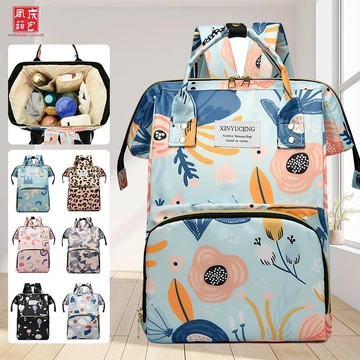 Túi đựng bỉm sữa NHIỀU NGĂN- CHỐNG THẤM-DUNG TÍCH LỚN, balô đựng bỉm sữa cho bé