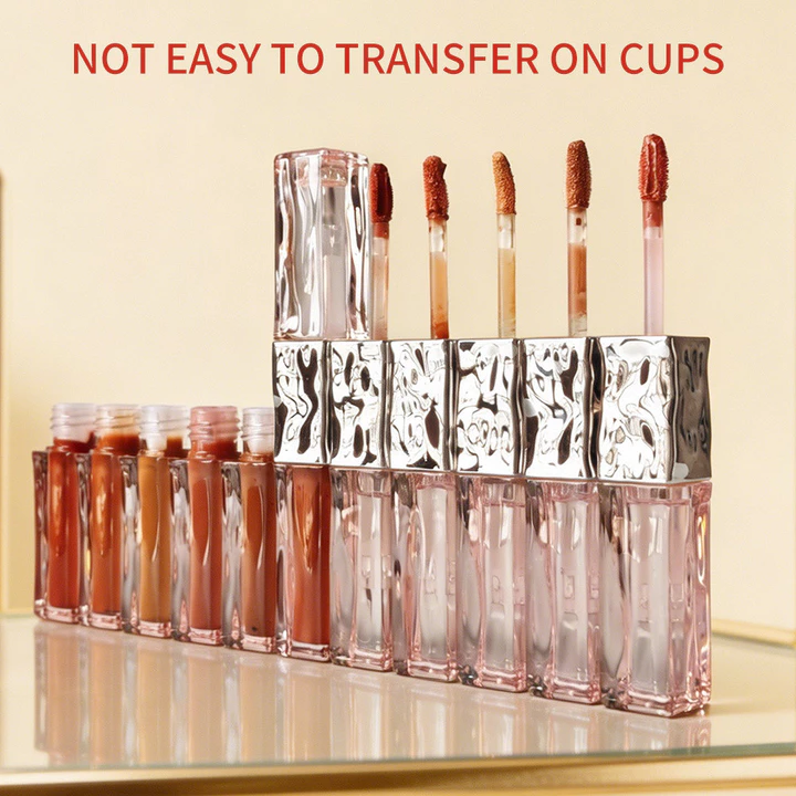 Honey Mirror Gloss Lip Gloss Soft Mist Water Gloss Mirror Mist Double-Headed Lip Gloss Chống phai màu Lâu trôi Ra
