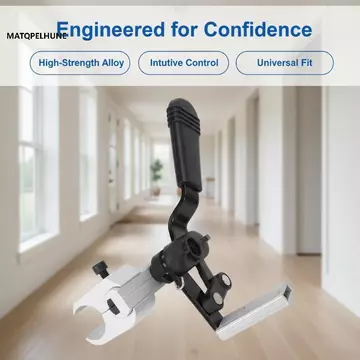 MATQPELHUNE Xe Lăn Phanh Tay Cơ Điện Chống Trơn Trượt 1 Cái Đa Năng Phù Hợp Cho Di Động Du Lịch Xe Lăn Sửa Chữa Thay Thế VN