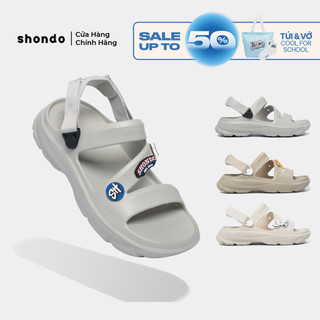 Giày Sandal Nam Nữ Shondo FX Nhựa Đúc Kháng Nước Hạn Chế Trơn Trượt Nhiều Màu