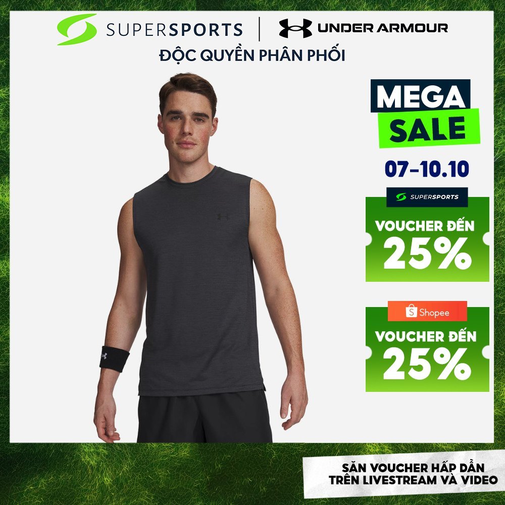 Áo Ba Lỗ Nam Under Armour Tech Vent Tank 2.0 - 6009738-001 LS500