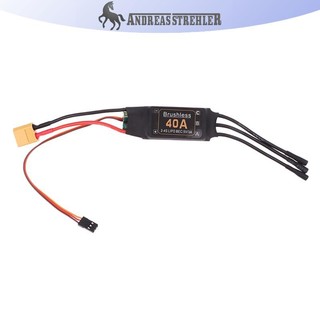 Onetimingfine Mitoot Không Chổi Than 40A Tốc Độ ESC Bộ Điều Khiển 2-4S Với 5V 3A UBEC Cho RC FPV Quadcopter RC Máy Bay Trực Thăng VN