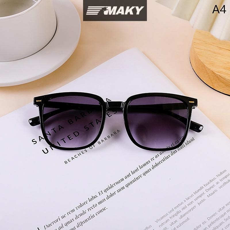 Newwellknownepic Cổ Điển Tối Giản Khung Vuông Kính Mát Unisex Thời Trang Hình Học Kính Mát Du Lịch Ngoài Trời Kính Chống Nắng VN
