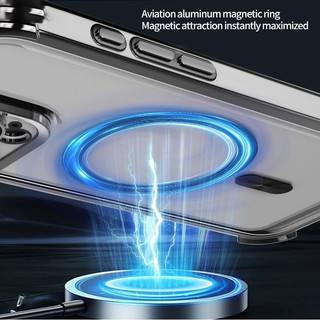 Dành Cho VIVO 1901 1902 1904 1906 1915 1916 Ốp Điện Thoại Bốn Góc Chống Rơi, Trong Suốt Cao Hút Nhiệt Từ Tính Vỏ Tản Nhiệt