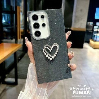 Ốp điện thoại lấp lánh hình trái tim tình yêu 3D mới cho Vivo V60 V50 Lite V50E V40E V40 V30 SE V30E V29E V27E V29 Lite ME V27 V25 Pro V25E V23E 4G 5G Vỏ sang trọng Vỏ cứng sáng bóng