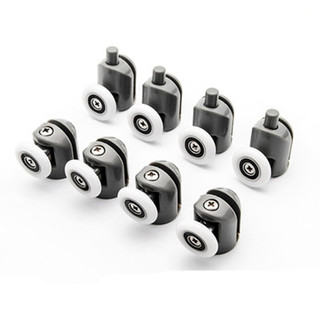 4-8 Cái / bộ Phòng Tắm Cabin Ròng Rọc / Con Lăn Phòng Tắm / Người Chạy / Bánh Xe / Ròng Rọc Đường Kính 20mm / 22mm / 23mm / 25mm / 27mm