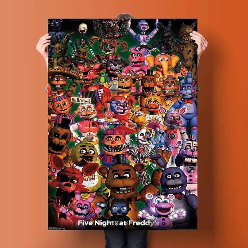 FNAF-Ultimate Nhóm Trò Chơi Poster Canvas Nghệ Thuật Poster Và Nghệ Thuật Treo Tường In Hình Hiện Đại Phòng Ngủ Gia Đình Trang Trí Áp Phích