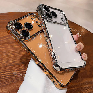 Ốp lưng Redim Note 15 15Pro Note 15 Pro + 5G Thiết kế mới Vỏ trong suốt chống sốc bốn góc Redmi Note 15 Pro Plus Ốp lưng mềm siêu mỏng