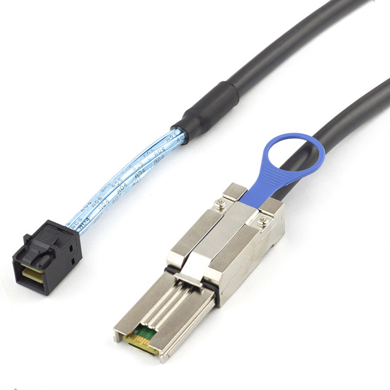 JMT Mini SAS HD 26P SFF-8088 Sang SAS HD SFF-8643 Cáp dữ liệu bên trong & bên ngoài